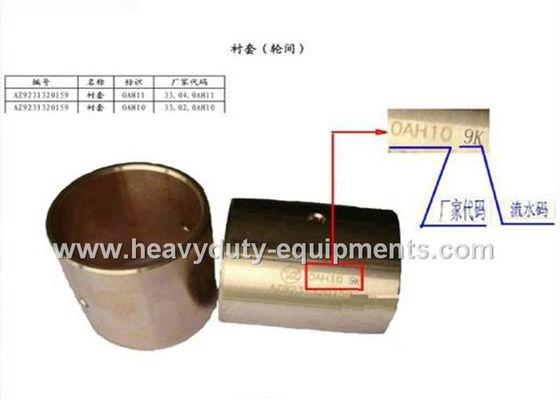 Китай колесо запасной части sinotruk Bushing номер детали AZ9231320159 для тележек howo поставщик